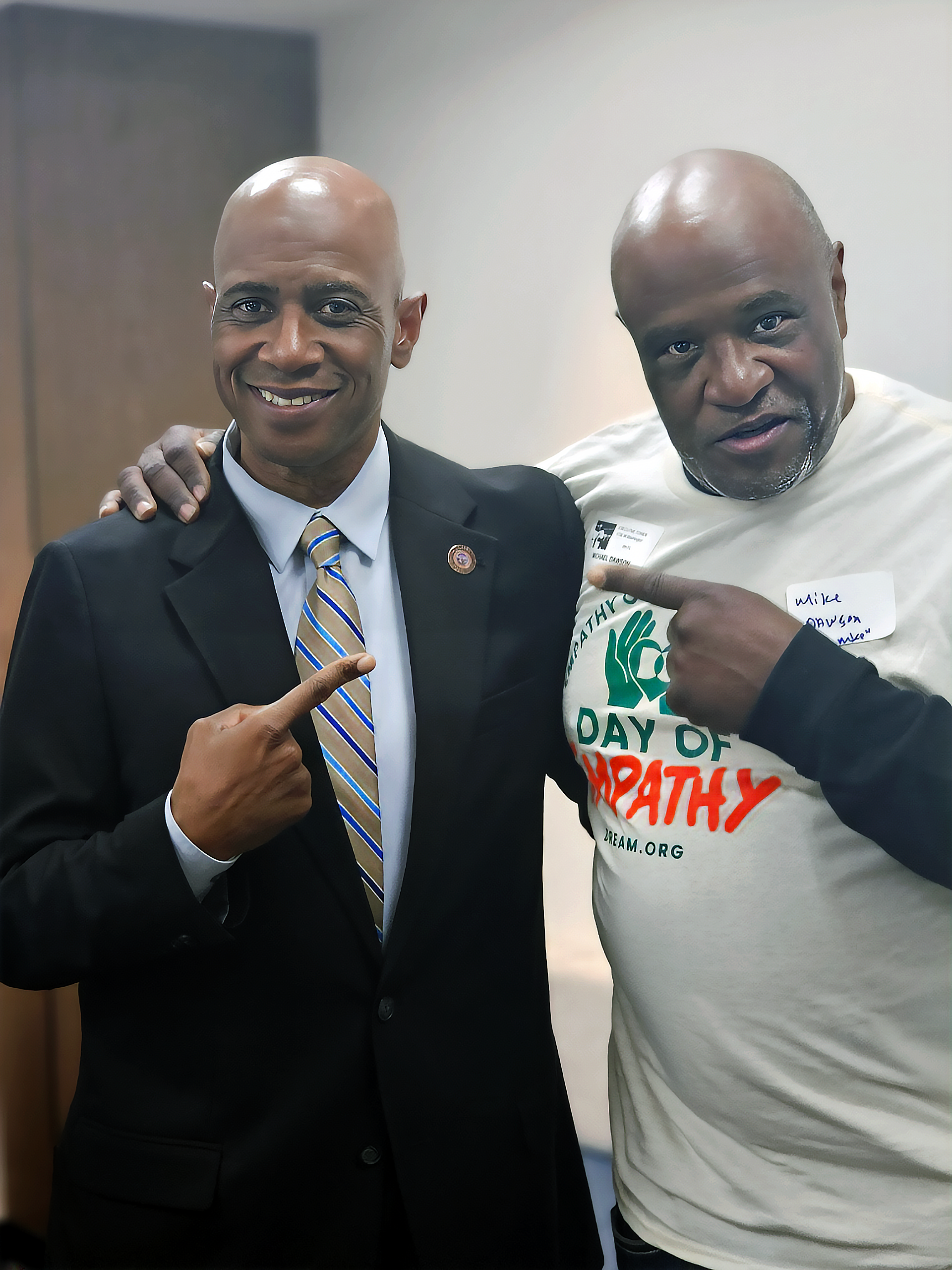 Community advocate with an Arizona legislator during Day of Empathy