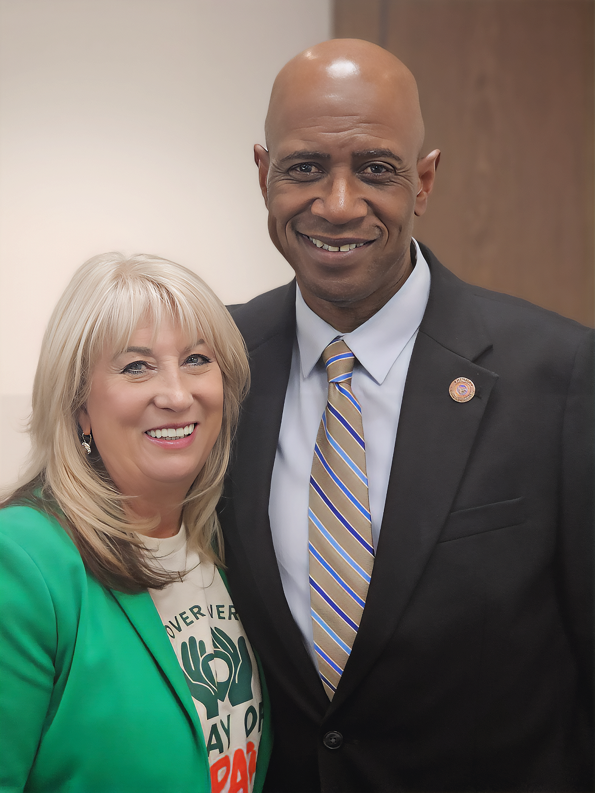 Advocate with Arizona state representative during Day of Empathy